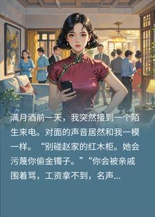 我接到一个陌生来电，她说别碰那个女人家的红木柜