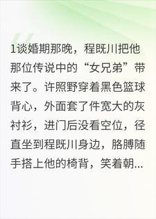 她说自己是我未婚夫的兄弟，我给她介绍了个男姐妹